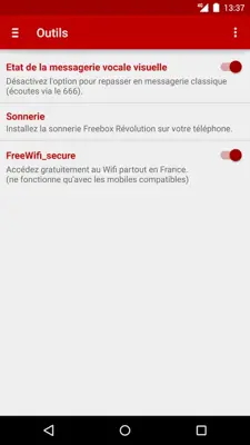 Messagerie Vocale Free android App screenshot 0