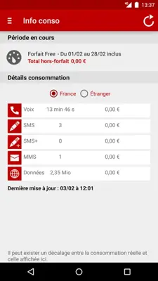 Messagerie Vocale Free android App screenshot 5