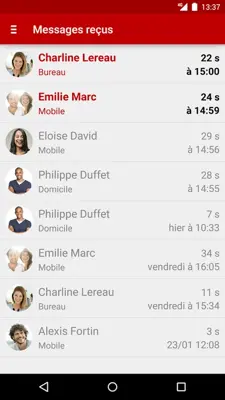 Messagerie Vocale Free android App screenshot 7